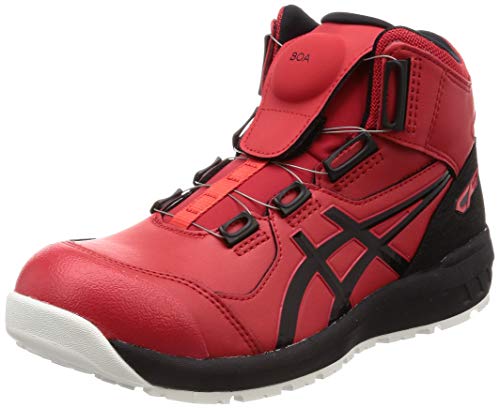 [アシックスワーキング] 安全靴/作業靴 ウィンジョブ CP304 BOA JSAA A種先芯 耐滑ソール fuzeGEL搭載 クラシックレッド/ブラック 27.0 cm 3E